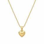 Heart Pendant Gold Plated Necklace