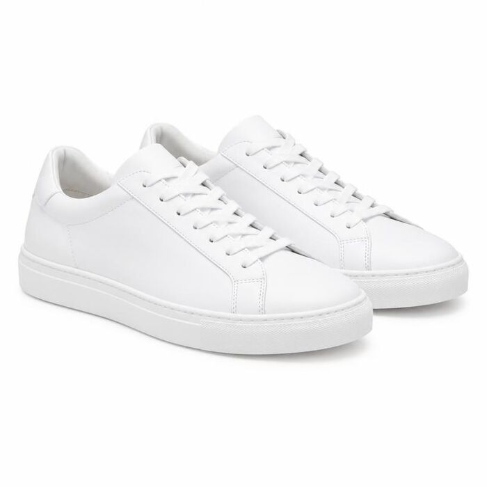 Classic White Leather Sneakers